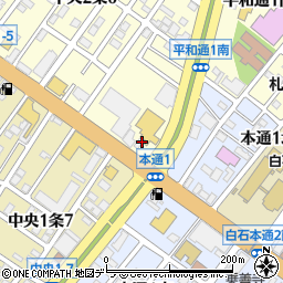 株式会社ムトウ　札幌白豊支店周辺の地図