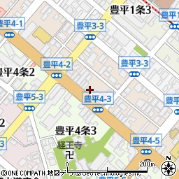 北海道札幌市豊平区豊平３条3丁目2-23周辺の地図