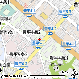 ツルハ調剤薬局豊平橋店周辺の地図