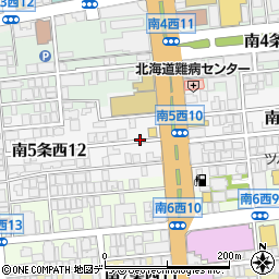 株式会社明円ソフト開発　札幌設計センター周辺の地図