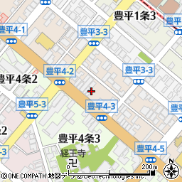 北海道札幌市豊平区豊平３条3丁目2周辺の地図