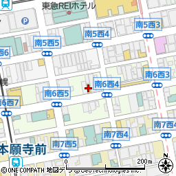 ファミリーマート札幌南６条西５丁目店周辺の地図