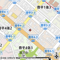 北海道札幌市豊平区豊平３条3丁目2-6周辺の地図