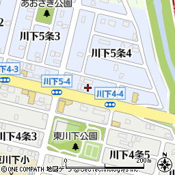 ＪＩＮＳ　札幌厚別通店周辺の地図