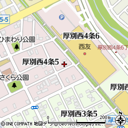 北海道札幌市厚別区厚別西４条5丁目8 26の地図 住所一覧検索 地図マピオン