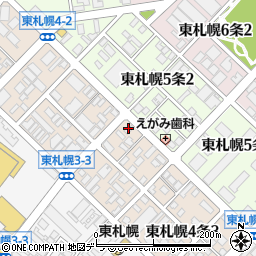 クリーンシャトー東札幌周辺の地図