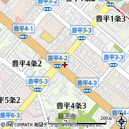 北海道札幌市豊平区豊平３条3丁目2-33周辺の地図