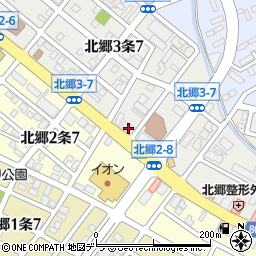 正直家北郷店周辺の地図