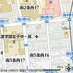 北海道札幌市中央区南４条西16丁目周辺の地図