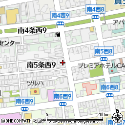 ロケットカレー 中央店周辺の地図