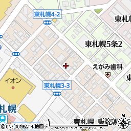 アバンテ札幌営業所周辺の地図