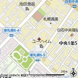株式会社ホームエネルギー　北海道札幌東センター周辺の地図