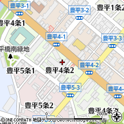 エクセルシオール豊平橋ステア周辺の地図