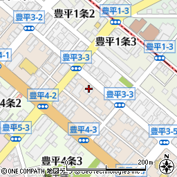 北海道札幌市豊平区豊平３条3丁目1-5周辺の地図