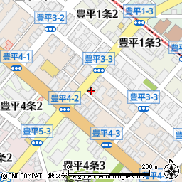 北海道札幌市豊平区豊平３条3丁目1-30周辺の地図