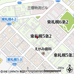 ノースシティ東札幌周辺の地図