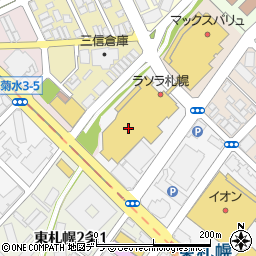 東札幌三輪デンタルクリニック周辺の地図