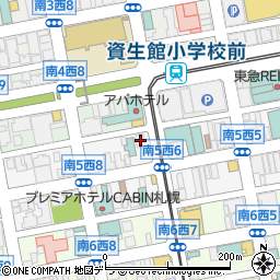 フィレンツェ札幌周辺の地図