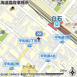 Ｂｌａｎｃｎｏｉｒ白石駅前周辺の地図