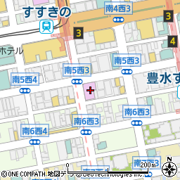 ラウンドワン札幌すすきの店周辺の地図