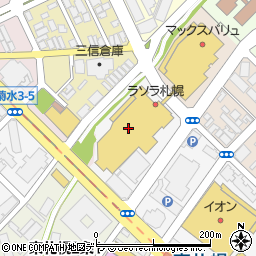 ラソラ札幌Ａタウン駐車場周辺の地図