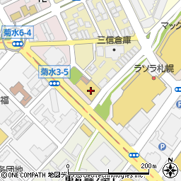 札幌トヨタ　東札幌店周辺の地図