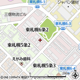 ふわり東札幌周辺の地図