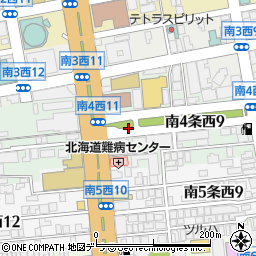 北海道札幌市中央区南４条西10丁目周辺の地図