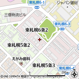 ユニティー東札幌周辺の地図