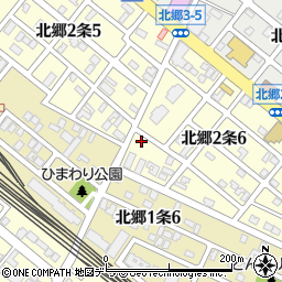 北郷湯周辺の地図