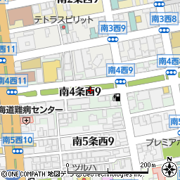 北海道札幌市中央区南４条西9丁目周辺の地図