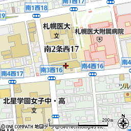 札幌医科大学保健医療学部周辺の地図