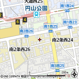 北海道札幌市中央区南２条西25丁目1周辺の地図