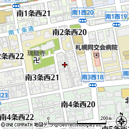 テオドーラ裏参道周辺の地図