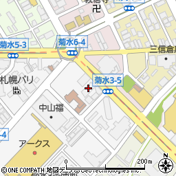 交通局東札幌変電所周辺の地図