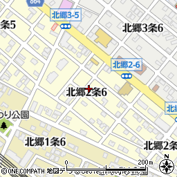 けんしん舎　札幌・白石店周辺の地図