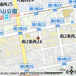 北海道札幌市中央区南２条西24丁目131周辺の地図