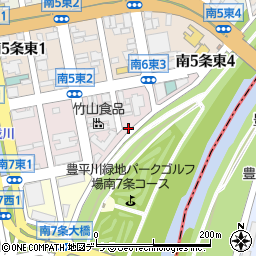 北海道札幌市中央区南６条東周辺の地図