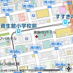 札幌天空ビアガーデン周辺の地図
