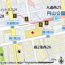 軽井沢きなり札幌マルヤマクラス店周辺の地図
