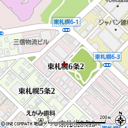 東札幌公園トイレ周辺の地図