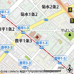 菊水分庁舎周辺の地図