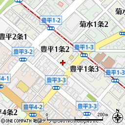 北海道札幌市豊平区豊平１条2丁目2-14周辺の地図