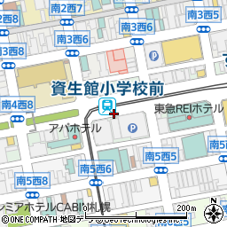 北海道札幌市中央区南４条西6丁目周辺の地図