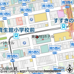 北海道銀行薄野支店 ＡＴＭ周辺の地図