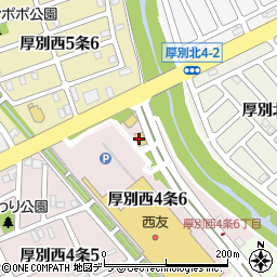 株式会社はるやまチェーン　西友厚別店周辺の地図