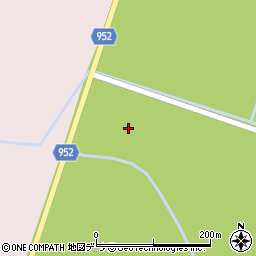 釧路市　新野・市営牧場事務所周辺の地図