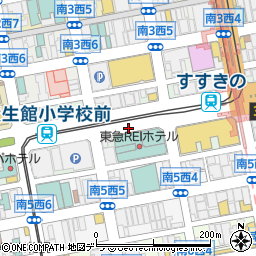 北海道札幌市中央区南４条西5丁目周辺の地図