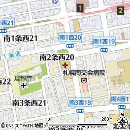 北海道理容美容専門学校周辺の地図