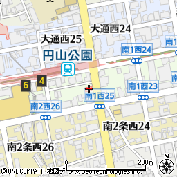 円山公園歯科周辺の地図